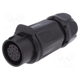 1 pcs x LUTRONIC - 2245 - Connector: circular, plug, size 20, 02, female, PIN: 12, for latch