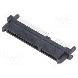 1 pcs x MOLEX - 877791001 - SATA, socket, female, SMT, PIN: 22