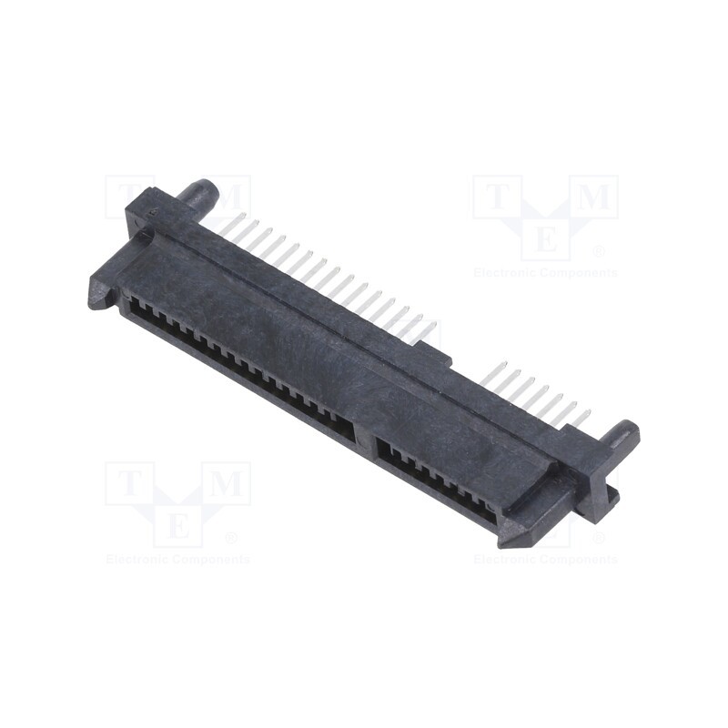 1 pcs x MOLEX - 877791001 - SATA, socket, female, SMT, PIN: 22