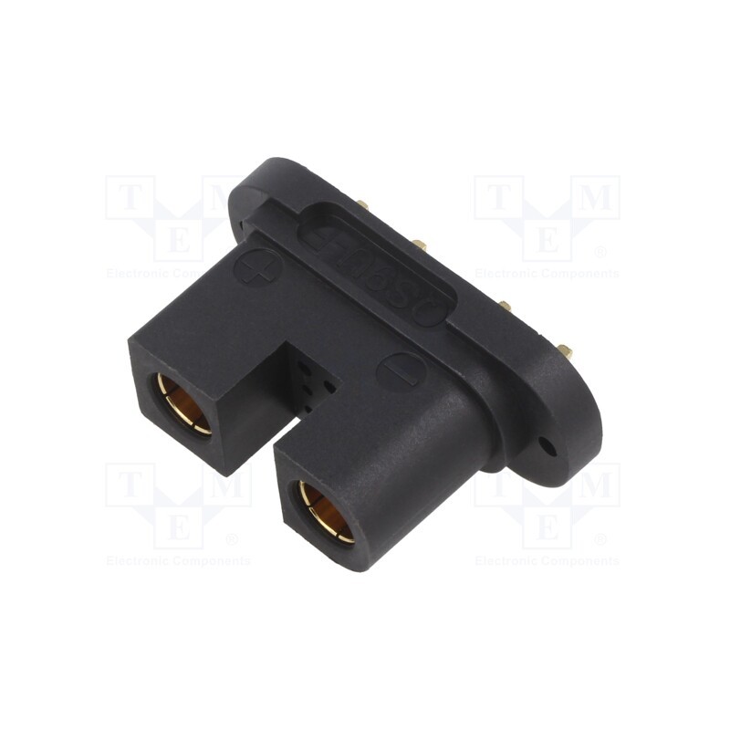 1 pcs x - LCC30PW-M - Plug, DC supply, QS, male, PIN: 6(4+2), for cable, soldering, black