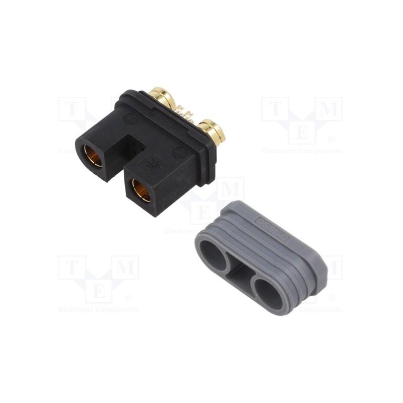 1 pcs x - LCB60PW-M - Plug, DC supply, QS, female, PIN: 6(4+2), for cable, soldering, 160A