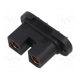 1 pcs x - LCC30PB-M - Socket, DC supply, QS, female, PIN: 6(4+2), for panel mounting