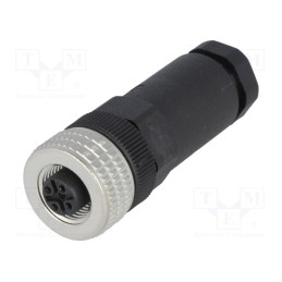 1 pcs x HIRSCHMANN - 933171100 ELKA 5012 PG9 - Plug, M12, PIN: 5, female, A code-DeviceNet / CANopen, for cable