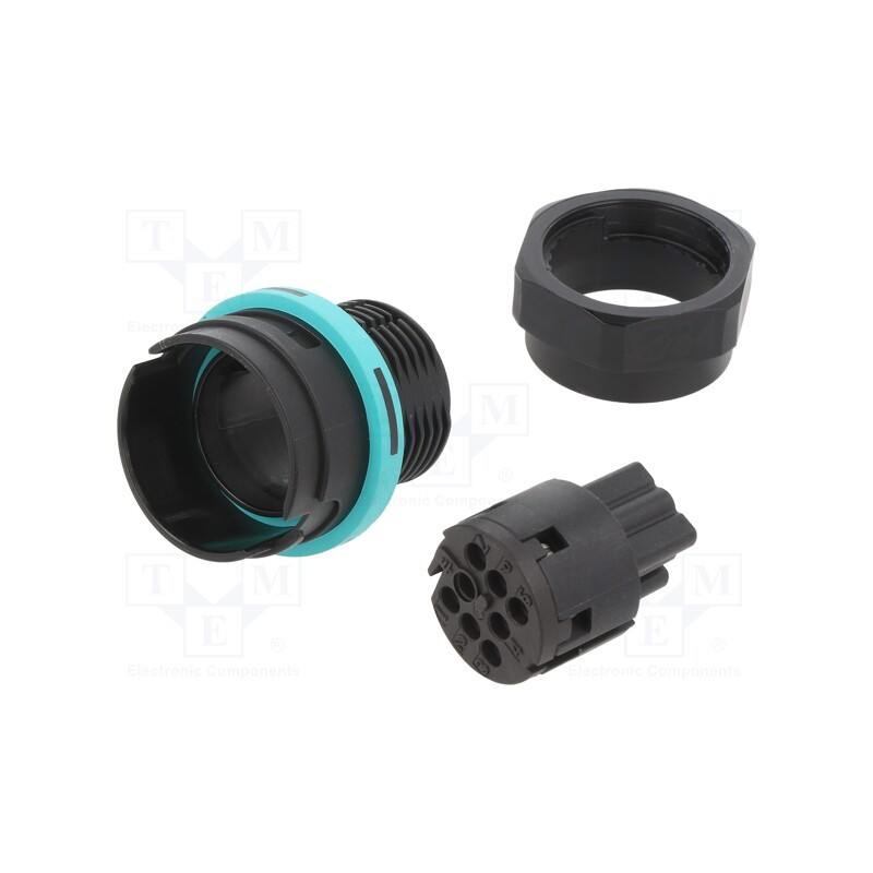 1 pcs x TECHNO - THB.406.C8A - Connector: AC supply, screw terminal, female, TH406, 0.5÷1mm2