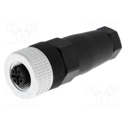 1 pcs x HIRSCHMANN - 933170100 ELKA 5012 PG7 - Plug, M12, PIN: 5, female, A code-DeviceNet / CANopen, for cable