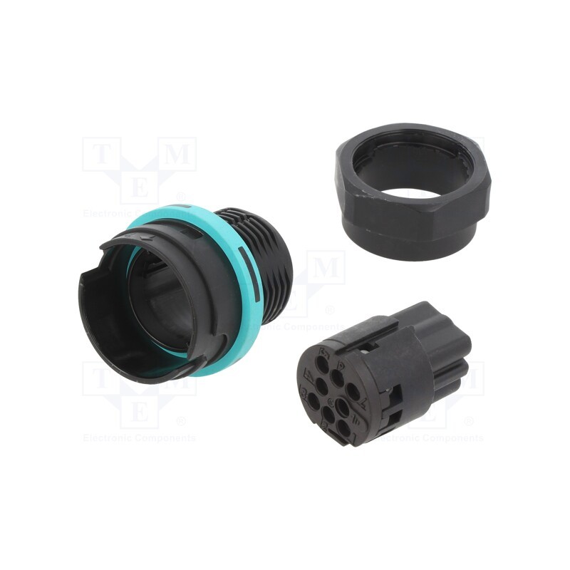 1 pcs x TECHNO - THB.406.A8A - Connector: AC supply, screw terminal, male, TH406, 0.5÷1mm2, 400V
