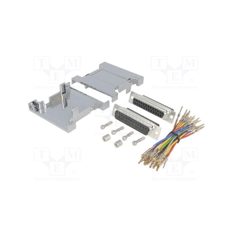 1 pcs x ENCITECH - 2111-0105-13 - Transition: adapter, D-Sub 25pin male,D-Sub 25pin female