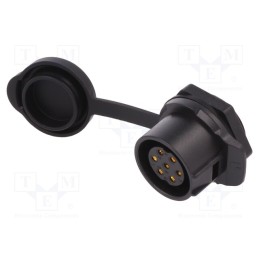 1 pcs x LUTRONIC - 2250 - Connector: circular, socket, size 20, 02, female, PIN: 7, for latch