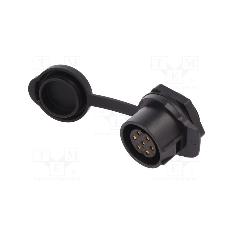 1 pcs x LUTRONIC - 2250 - Connector: circular, socket, size 20, 02, female, PIN: 7, for latch