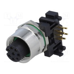 1 pcs x DEGSON ELECTRONICS - SR-M12A-08P-FF-SF7003-00A(H) - Socket, M12, PIN: 8, female, A code-DeviceNet / CANopen, THT, 30V
