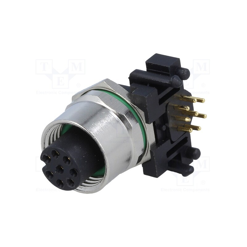 1 pcs x DEGSON ELECTRONICS - SR-M12A-08P-FF-SF7003-00A(H) - Socket, M12, PIN: 8, female, A code-DeviceNet / CANopen, THT, 30V