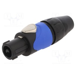 1 pcs x AMPHENOL - SP-2-FB - Plug, loudspeaker, female, PIN: 2, for cable, 30A, 133V, zinc alloy