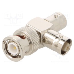 1 pcs x AMPHENOL RF - 112567 - Adapter, BNC male,BNC female, Insulation: POM, 50Ω, Mat: brass