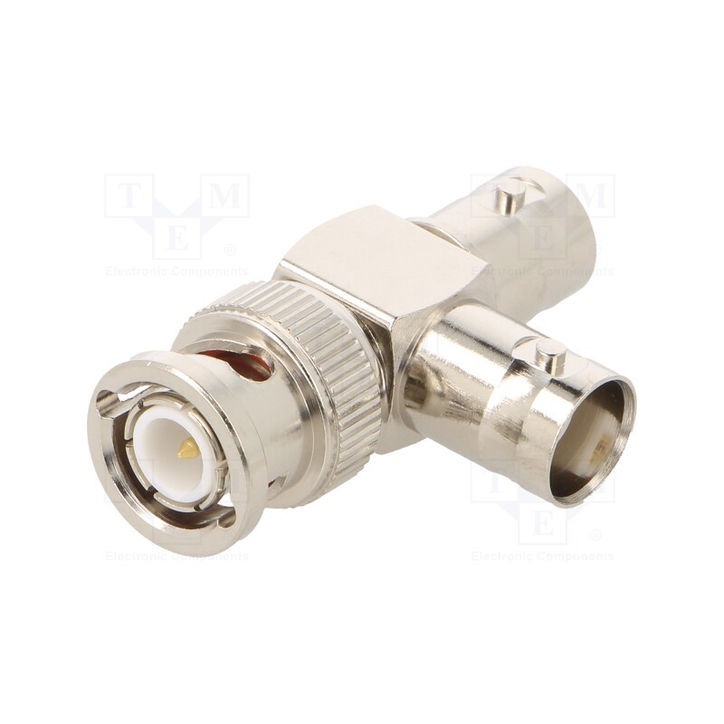 1 pcs x AMPHENOL RF - 112567 - Adapter, BNC male,BNC female, Insulation: POM, 50Ω, Mat: brass