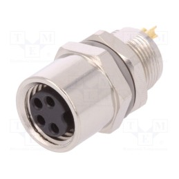1 pcs x TE Connectivity - T4033014041-000 - Connector: M8, female, PIN: 4, unshielded, socket, IP67, 30V