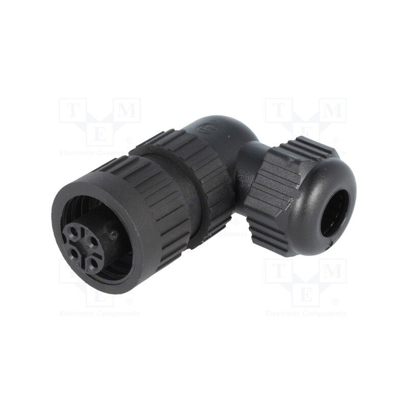 1 pcs x HIRSCHMANN - 934129100 CA 3 W LD - Connector: circular, plug, female, IP67, CA, PIN: 4(3+1), 3+PE, 400V