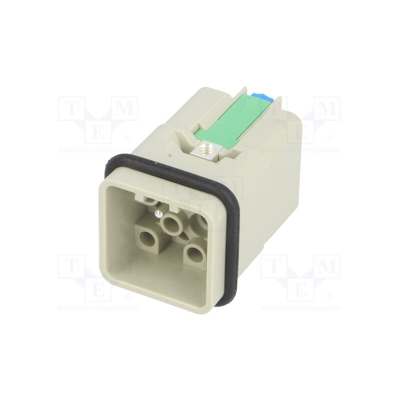 1 pcs x HARTING - 9120123001 - Connector: HDC, contact insert, male, Han Q, PIN: 13, 12+PE, size 3A
