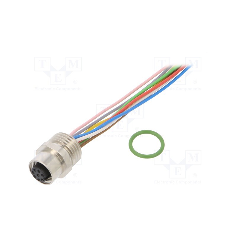 1 pcs x LUMBERG AUTOMATION - 26134 RKFM 8/0,5 M - Socket, M12, PIN: 8, female, A code-DeviceNet / CANopen, cables