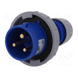 1 pcs x PCE - 0232-6 - Connector: AC supply, plug, male, 32A, 230VAC, IEC 60309, IP67