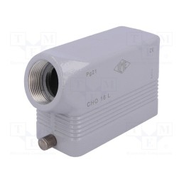 1 pcs x ILME - CHO 16 L - Enclosure: for HDC connectors, C-TYPE, size 77.27, Gland holes: 1