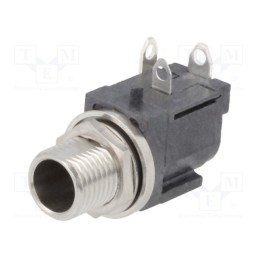 1 pcs x SWITCHCRAFT - RAPC10PS - Socket, DC supply, male, with peg, on PCBs, THT, 11A, IP68