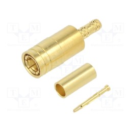 1 pcs x MOLEX - 734042310 - SMB STR PLUGCRIMPRG174/188/316 50 OHM