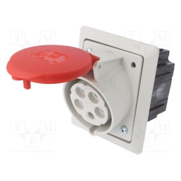 1 pcs x PCE - 425-6PKG - Connector: AC supply 3-phase, socket, female, 32A, 400VAC, IP44