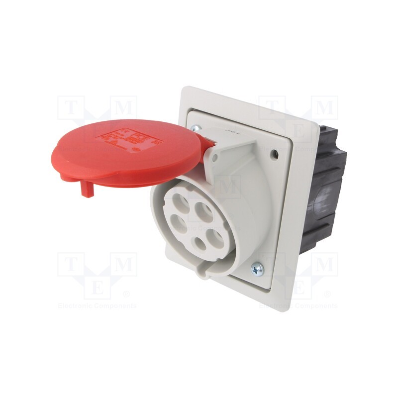 1 pcs x PCE - 425-6PKG - Connector: AC supply 3-phase, socket, female, 32A, 400VAC, IP44