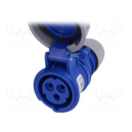 1 pcs x PCE - 01/06/2132 - Connector: AC supply, socket, female, 16A, 230VAC, IEC 60309, IP67