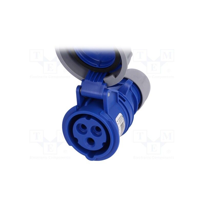 1 pcs x PCE - 01/06/2132 - Connector: AC supply, socket, female, 16A, 230VAC, IEC 60309, IP67