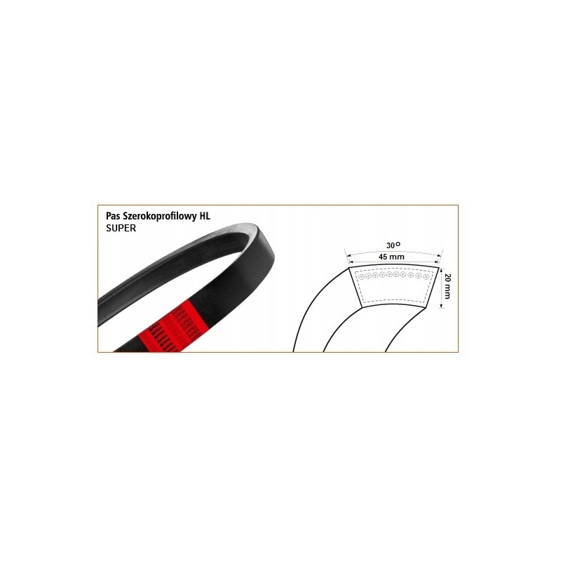 HL SUP 3200 V-belt, super wide-profile belt