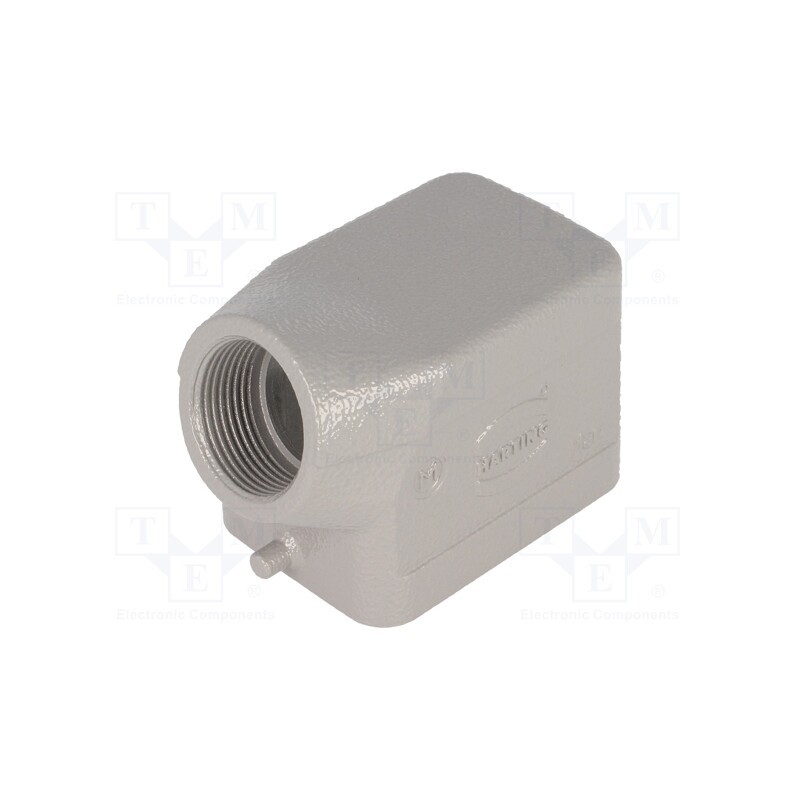1 pcs x HARTING - 19300061541 - Enclosure: for HDC connectors, Han® B, size 6B, for cable, angled