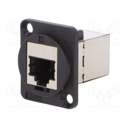 1 pcs x CLIFF - CP30225S - Coupler, FT, Cat: 6a, shielded, Layout: 8p8c, 19x24mm, Mat: plastic