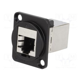 1 pcs x CLIFF - CP30222SMB - Coupler, FT, Cat: 6, shielded, Layout: 8p8c, RJ45 socket,both sides