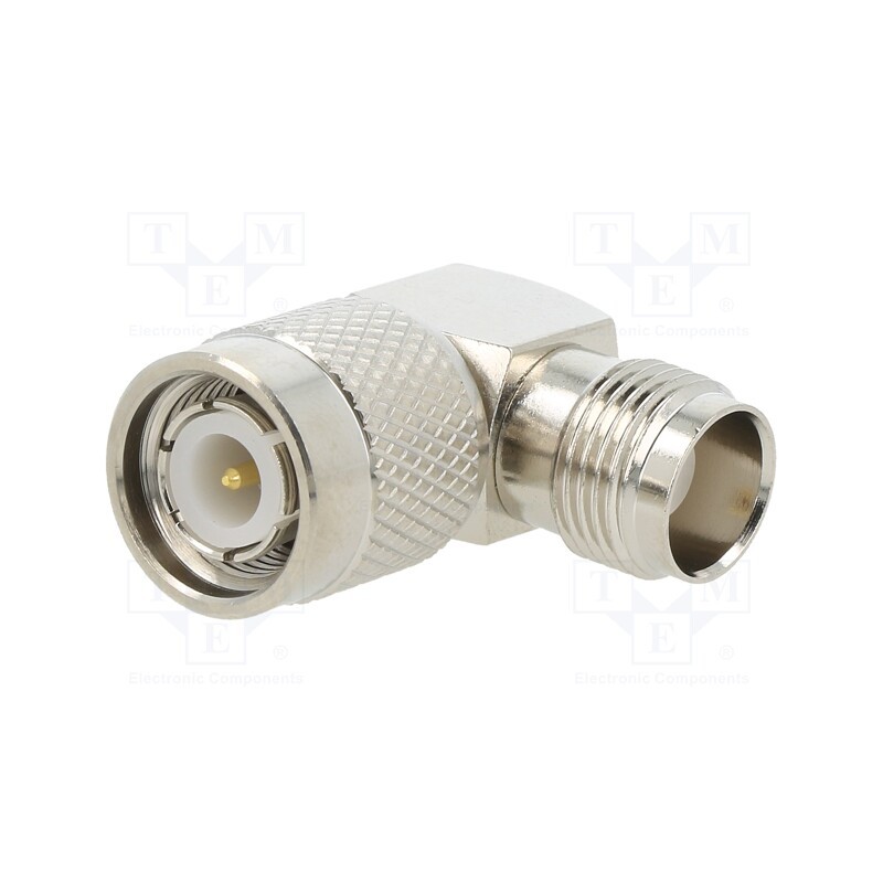 1 pcs x AMPHENOL RF - 122352 - Angled 90°, 50Ω, POM, gold-plated, Transition: coupler
