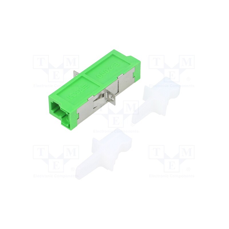 1 pcs x FIBRAIN - ADR-E2A-SX-1211GR-GR - Connector: fiber optic, socket,coupler, E2000/APC, female, ways: 1