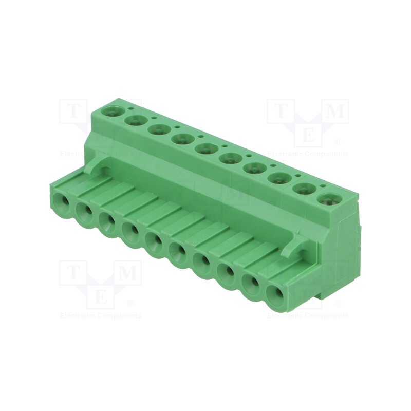 1 pcs x TE Connectivity - 1-796634-0 - Pluggable terminal block, Contacts ph: 5.08mm, ways: 10, straight