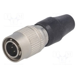 1 pcs x HIROSE - HR10A-7P-6P(73) - Connector: circular, HR10, push-pull, plug, 2A, silver plated, male