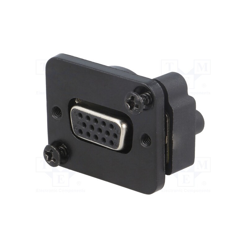 1 pcs x CLIFF - CP30229BM - Transition: D-Sub coupler, D-Sub 15pin HD socket x2,both sides