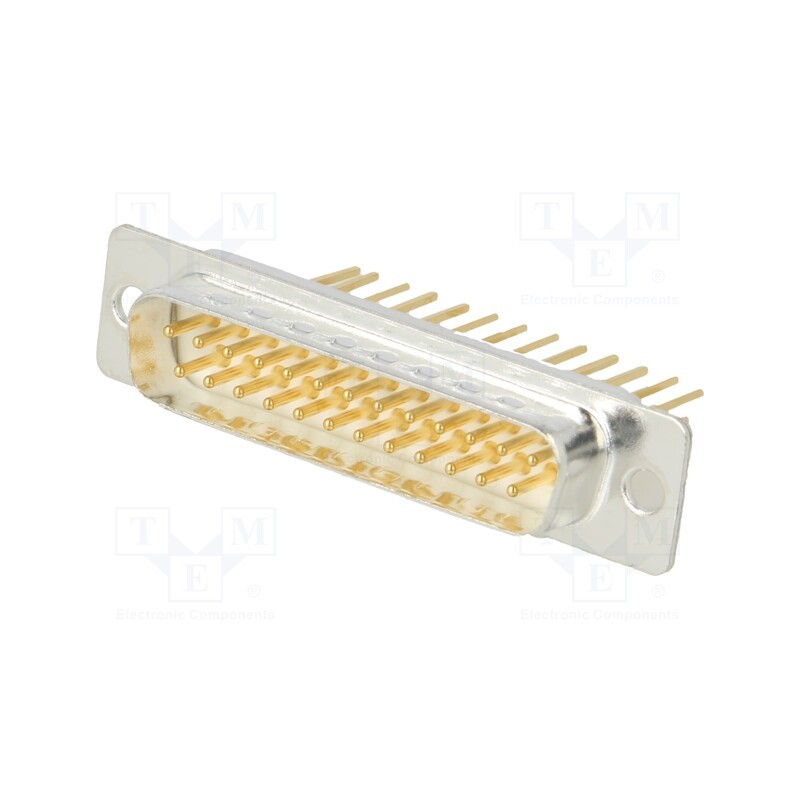 1 pcs x Deltron AG - DTS25PW3/2 - D-Sub, PIN: 25, socket, male, on PCBs, angled, THT