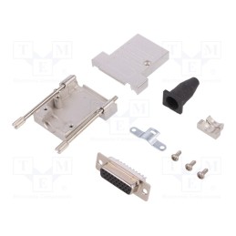 1 pcs x ENCITECH - 6355-0041-02 - D-Sub, PIN: 26, plug, male, soldering, for cable, black