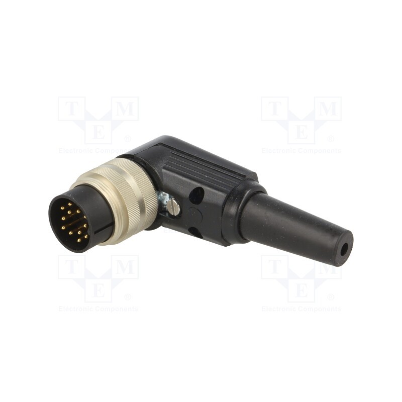 1 pcs x LUMBERG - WSV 120 - Connector: M16, plug, male, soldering, for cable, PIN: 12, 3A, 60V