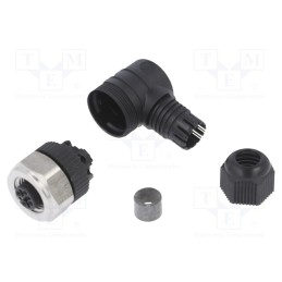 1 pcs x LUMBERG AUTOMATION - 18322 RKCWN 4/7 - Plug, M12, PIN: 4, female, A code-DeviceNet / CANopen, for cable