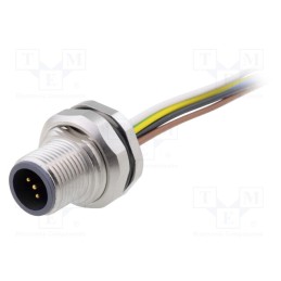 1 pcs x CONEC - SAL-12-FSH5-0,5 - Socket, M12, PIN: 5, male, A code-DeviceNet / CANopen, cables, 0.5m