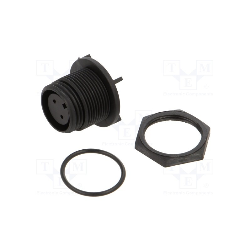 1 pcs x BULGIN - PX0413/02S/PC - Connector: circular, socket, male, PIN: 2, Buccaneer 400, IP68, 250V