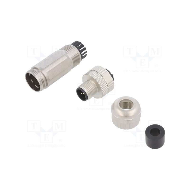 1 pcs x DEGSON ELECTRONICS - PASH-M12A-05P-MM-SL7001-00A(H) - Plug, M12, PIN: 5, male, A code-DeviceNet / CANopen, for cable