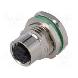 1 pcs x DEGSON ELECTRONICS - SP-M12A-08P-FF-SF8002-00A(H) - Socket, M12, PIN: 8, female, A code-DeviceNet / CANopen, THT, 30V