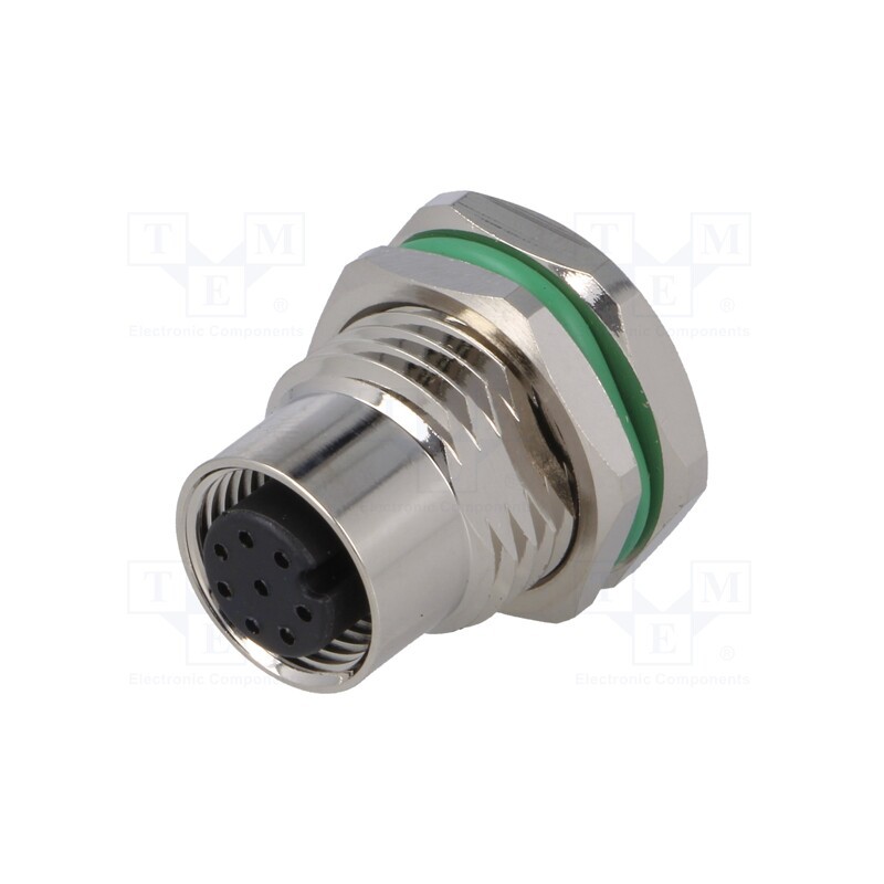 1 pcs x DEGSON ELECTRONICS - SP-M12A-08P-FF-SF8002-00A(H) - Socket, M12, PIN: 8, female, A code-DeviceNet / CANopen, THT, 30V