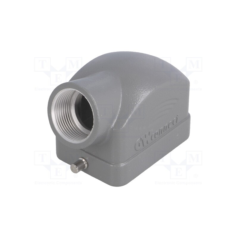 1 pcs x MOLEX - 93601-0914 - Enclosure: for HDC connectors, size 6B, for cable, angled, metal