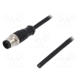 1 pcs x DEGSON ELECTRONICS - PM-M12D-04P-MM-SL8A01-00A(H) - Plug, M12, PIN: 4, male, D code-Ethernet, IP65,IP67, 250V, 4A, cable